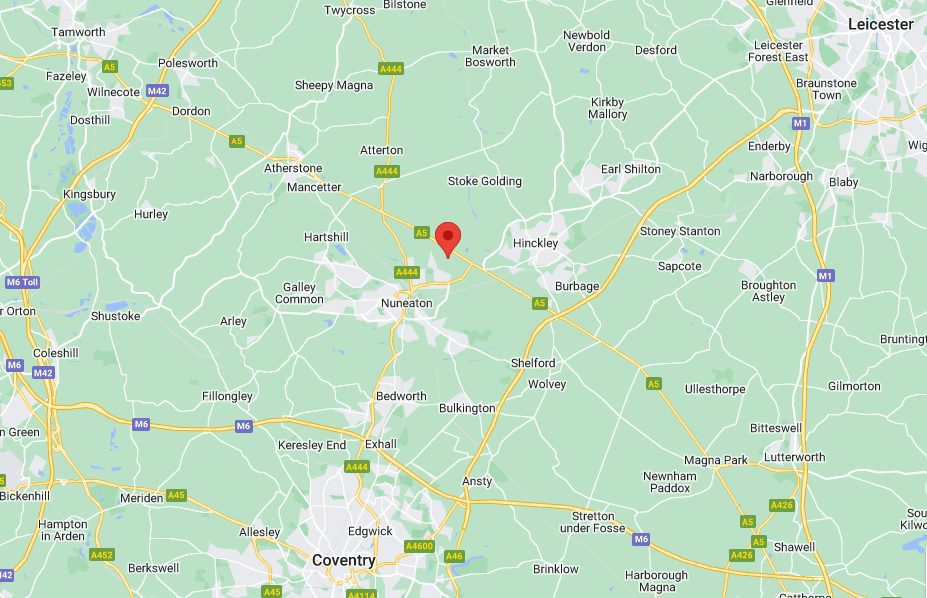 Zoomed Out Location Plan Callendar Farm
