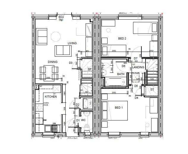 2 Bed Floor Plan