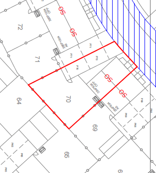 Plot 70 The Green Claphill Lane Boundary