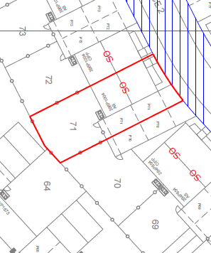 Plot 71 The Green Claphill Lane Boundary